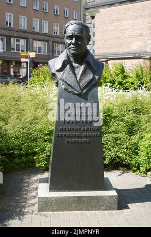 Monumento romano di Wilhelmi a Poznan, Polonia Foto Stock