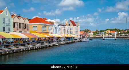 Mercato locale a Punda, Willemstad, Curacao. Foto Stock