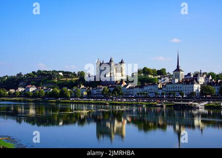 Château de Saumur, Valle della loira, Francia Foto Stock