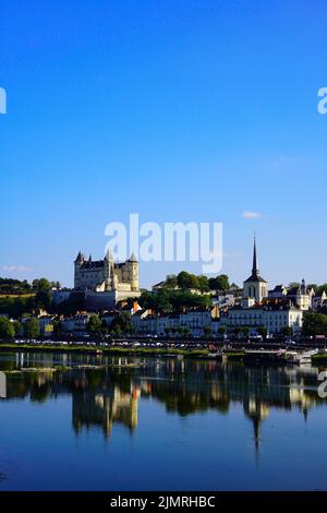 Château de Saumur, Valle della loira, Francia Foto Stock