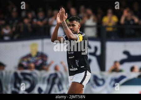 Belem, Brasile. 07th ago 2022. PA - Belem - 08/07/2022 - BRASILIANO C 2022, REMO X AparECIDENSE - Brennero giocatore di Remo durante una partita contro Aparecidense allo stadio Baenao per il campionato brasiliano C 2022. Foto: Fernando Torres/AGIF/Sipa USA Credit: Sipa USA/Alamy Live News Foto Stock