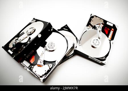 Immagine dell'unità disco rigido decomposta Foto Stock