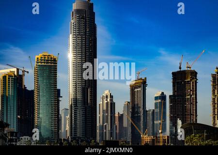 Il gruppo statunitense di Dubai degli Emirati Arabi Uniti Foto Stock