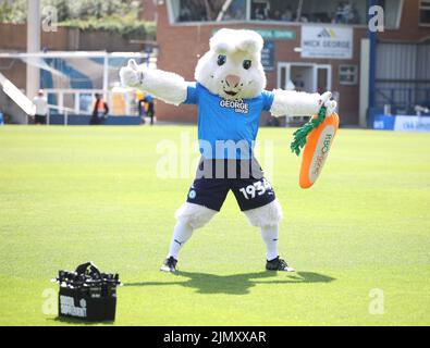 Peterborough, Regno Unito. 06th ago 2022. Peter Burrows alla partita della Peterborough United contro Morecambe, EFL League One, al Weston Homes Stadium, Peterborough, Cambridgeshire. Credit: Paul Marriott/Alamy Live News Foto Stock