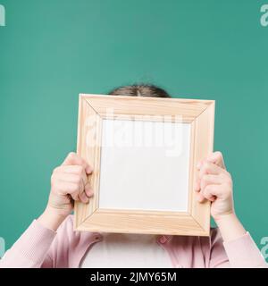 Mani cornice immagine Foto Stock