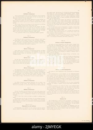 Hoffmann Ludwig (1852-1932), Reichsgericht di Lipsia (1898): Spiegazione dei consigli di amministrazione (da: L.H., Reich Court of Building di Lipsia, Berlino 1898). Pressione sulla carta, 61,2 x 46,1 cm (inclusi i bordi di scansione) Foto Stock