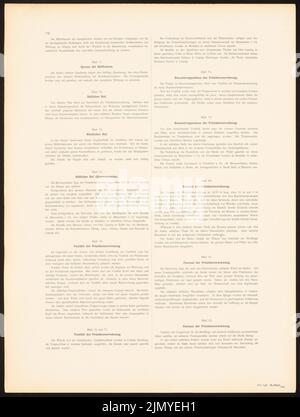 Hoffmann Ludwig (1852-1932), Reichsgericht di Lipsia (1898): Spiegazione dei consigli di amministrazione (da: L.H., Reich Court of Building di Lipsia, Berlino 1898). Pressione sulla carta, 61,3 x 46,3 cm (inclusi i bordi di scansione) Foto Stock