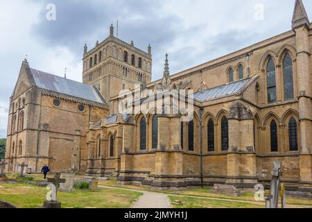 Inghilterra, Nottinghamshire, Southwell, Minster Foto Stock