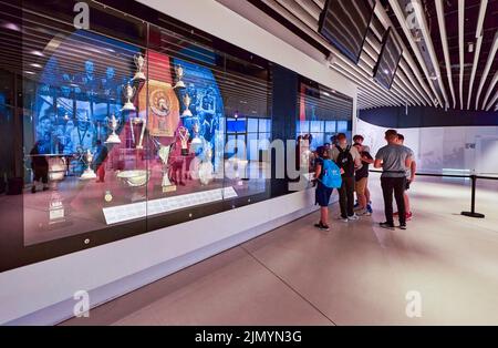 Visita Parc de Princes - arena ufficiale del FC PSG Foto Stock