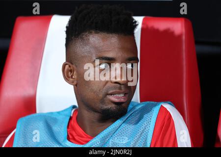 Monza, Italia. 07th ago 2022. Jose Machin dell'AC Monza si presenta durante la partita Coppa Italia tra AC Monza e Frosinone Calcio all'U-Power Stadium il 7 agosto 2022 a Monza, Italia . Credit: Marco Canoniero/Alamy Live News Foto Stock