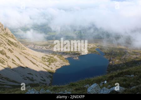 Cadair Idris Llyn Cau Foto Stock