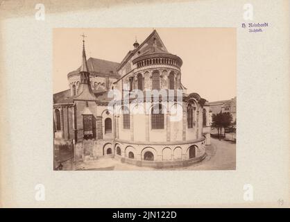 Fotografo sconosciuto, Santa Maria nel Campidoglio di Colonia (senza dat.): Vista del coro. Foto su cartone, 23,7 x 33 cm (compresi i bordi di scansione) N. : Santa Maria im Kapitol, Köln Foto Stock