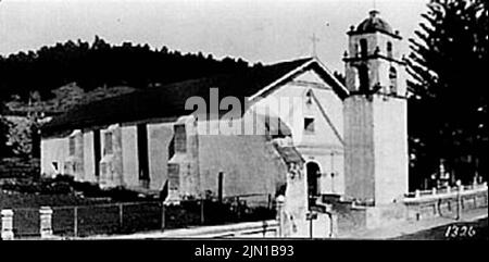 Missione San Buenaventura, c.. 1900 Foto Stock