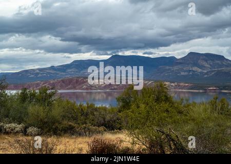 Vista panoramica della Tonto National Forest, Arizona Foto Stock