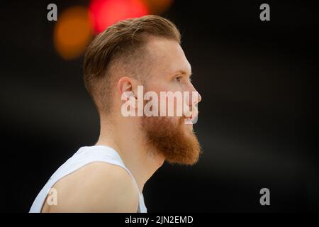 2022 08 07. Basket. Lituania - Estonia - 90:88. Ignas Brazdeikis è un giocatore di basket lituano-canadese che gioca come un winger leggero. Foto Stock
