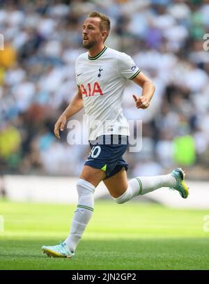 06 ago 2022 - Tottenham Hotspur v Southampton - Premier League - Tottenham Hotspur Stadium Tottenham's Harry Kane durante la partita contro Southampton Picture Credit : © Mark Pain / Alamy Live News Foto Stock