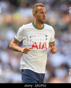 06 ago 2022 - Tottenham Hotspur v Southampton - Premier League - Tottenham Hotspur Stadium Tottenham's Harry Kane durante la partita contro Southampton Picture Credit : © Mark Pain / Alamy Live News Foto Stock