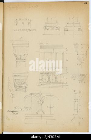 Stiehl otto (1860-1940): Album fotografico 6: St. Jakob, Regensburg Foto Stock