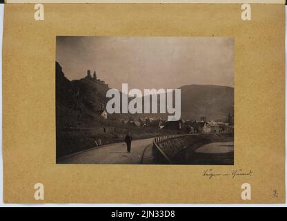 Stiehl otto (1860-1940): Album fotografico e di disegno 8: Burg Foto Stock