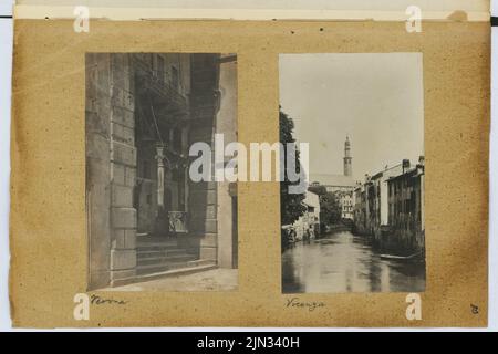Stiehl otto (1860-1940): Album di disegno e foto 5: Vicenza Foto Stock