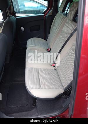 Intérieur d'une voiture francese Renault Kangoo Foto Stock