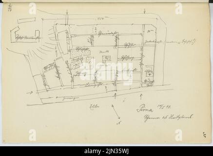 Stiehl otto (1860-1940): Album di foto e schizzi 17: Pirna Foto Stock