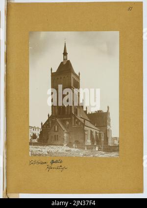 Nikolaikirche, Culmsee: View (da: Schizzo e album fotografico 20) Foto Stock