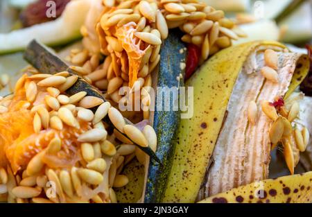 rifiuti organici della cucina Foto Stock