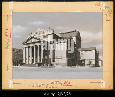 Martin Dülfer (1859-1942, come architetto): Stadttheater, Duisburg Foto Stock