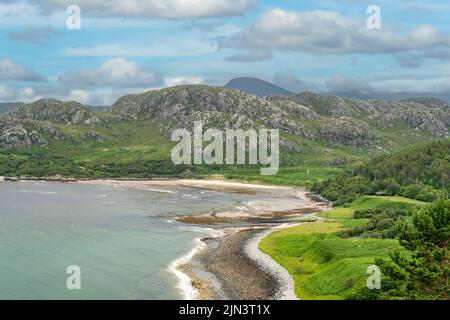 Litorale a nord di Gairloch, Highland, Scotlands Foto Stock