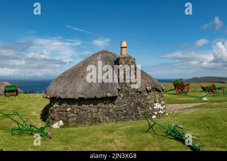 Skye Museum of Island Life, Hunglader, Isola di Skye, Scozia Foto Stock