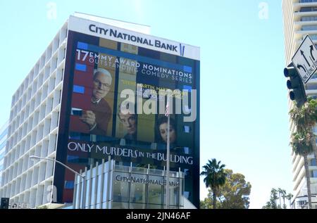 Los Angeles, California, USA 6th agosto 2022 una visione generale dell'atmosfera di soli omicidi nel Building Billboard su Sunset Blvd il 6 agosto 2022 a Los Angeles, California, USA. Foto di Barry King/Alamy Stock Foto Foto Stock