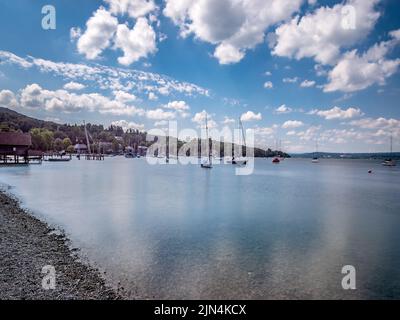 BAVIERA : Herrsching am Ammersee Foto Stock