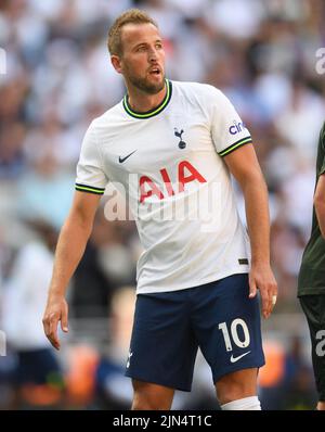 06 ago 2022 - Tottenham Hotspur v Southampton - Premier League - Tottenham Hotspur Stadium Tottenham's Harry Kane durante la partita contro Southampton Picture Credit : © Mark Pain / Alamy Live News Foto Stock