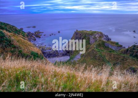 findlater castello sandend aberdeenshire scozia. Foto Stock