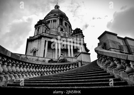 Grado 1 elencato Ashton Memorial a Lancaster Foto Stock