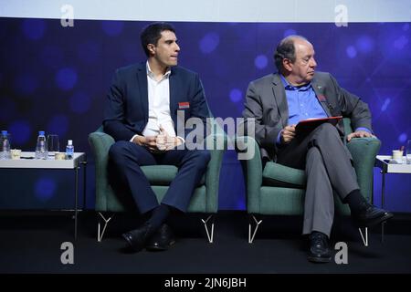 San Paolo, San Paolo, Brasile. 9th ago 2022. (INT) il Forum LIDE 10th a San Paolo - evoluzione tecnologica nel trasporto di persone e Cargo. Credit: ZUMA Press, Inc./Alamy Live News Foto Stock