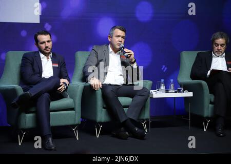 San Paolo, San Paolo, Brasile. 9th ago 2022. (INT) il Forum LIDE 10th a San Paolo - evoluzione tecnologica nel trasporto di persone e Cargo. Credit: ZUMA Press, Inc./Alamy Live News Foto Stock