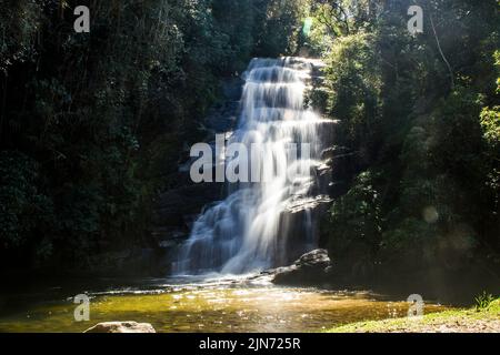 Vista sul sentiero di montagna Bocaina Foto Stock