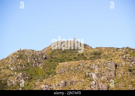 Sentiero Marins x Itaaguare nella catena montuosa di Mantiqueira Foto Stock