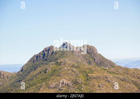 Sentiero Marins x Itaaguare nella catena montuosa di Mantiqueira Foto Stock