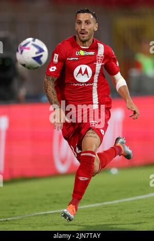 Monza, Italia, 7th agosto 2022. Patrick Ciurria dell'AC Monza durante la partita Coppa Italia all'U-Power Stadium di Monza. Il credito d'immagine dovrebbe essere: Jonathan Moscrop / Sportimage Foto Stock