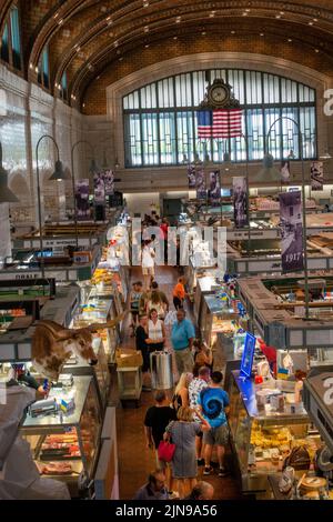 West Side Market il più antico mercato pubblico di Cleveland Foto Stock