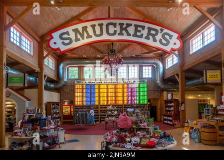 J M Smucker negozio aziendale in Orrville Ohio Foto Stock