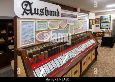 L'Amish & Mennonite Heritage Center nella contea di Holmes a Berlino, Ohio Foto Stock