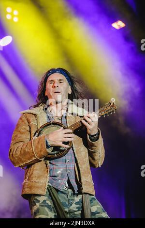 Flumserberg, Svizzera. 29th, luglio 2022. Il gruppo svedese Rednex suona un concerto dal vivo durante la festa di Die Mega degli anni '90 nell'ambito del Flumserberg Open Air 2022. (Photo credit: Gonzales Photo - Tilman Jentzsch). Foto Stock