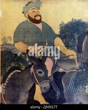 'Ali Baba' pubblicato il 5 aprile 1924 nella rivista American Weekly Sunday dipinta da Edmund Dulac come i 'personaggi delle notti arabe. Foto Stock