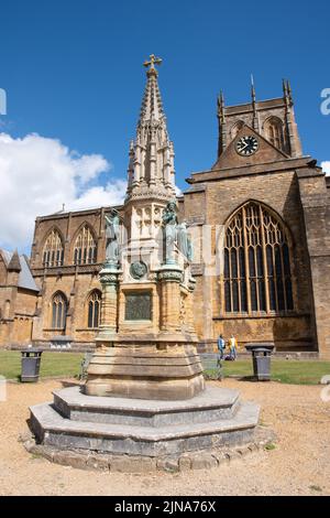 Il Digby Memorial in The Abbey Close Sherborne Dorset Foto Stock