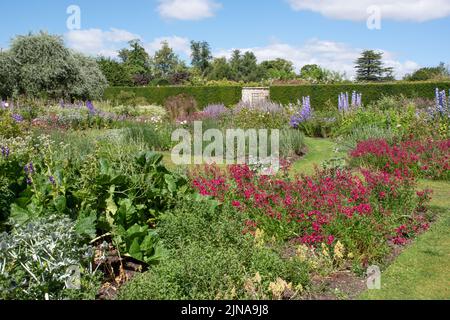 Castello Howard giardino murato Foto Stock