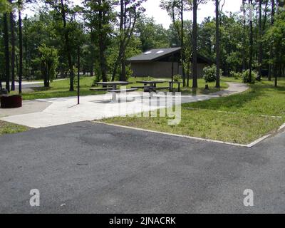 Talimena Scenic Drive - Winding Stair Campground Foto Stock